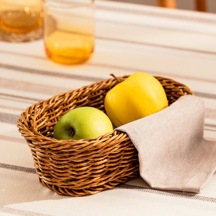 Gemma Small Wicker Basket Natural Storage Organizer