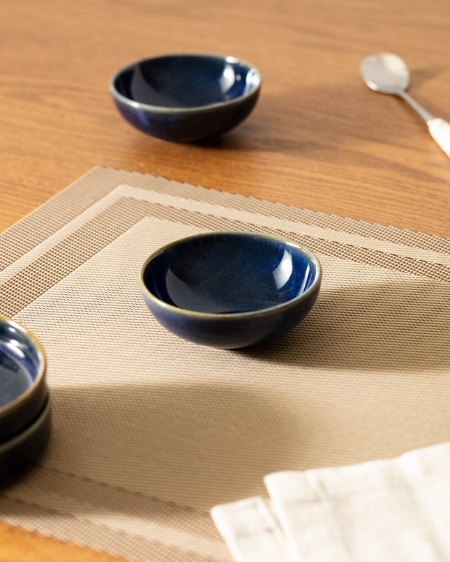Facile 4-Piece Cobalt Blue Bowl Set for Everyday Dining