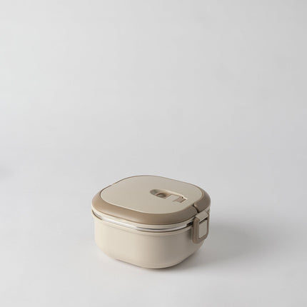 Celia Single Lunch Box - Beige Portable Meal Container