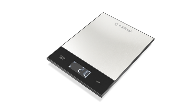 KS205S-ME NutriCook Kitchen Scale - Stainless Steel