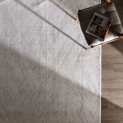 Burcet Contemporary Beige Rug - Multiple Sizes
