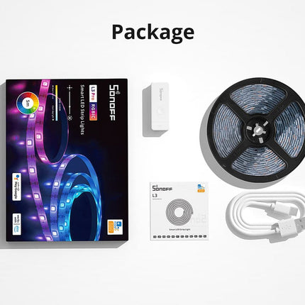 L3-5M-Pro SONOFF L3 Pro RGBIC Smart LED Strip Lights – 5M