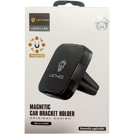 LENYES CR91 Car Mobile Holder – Black