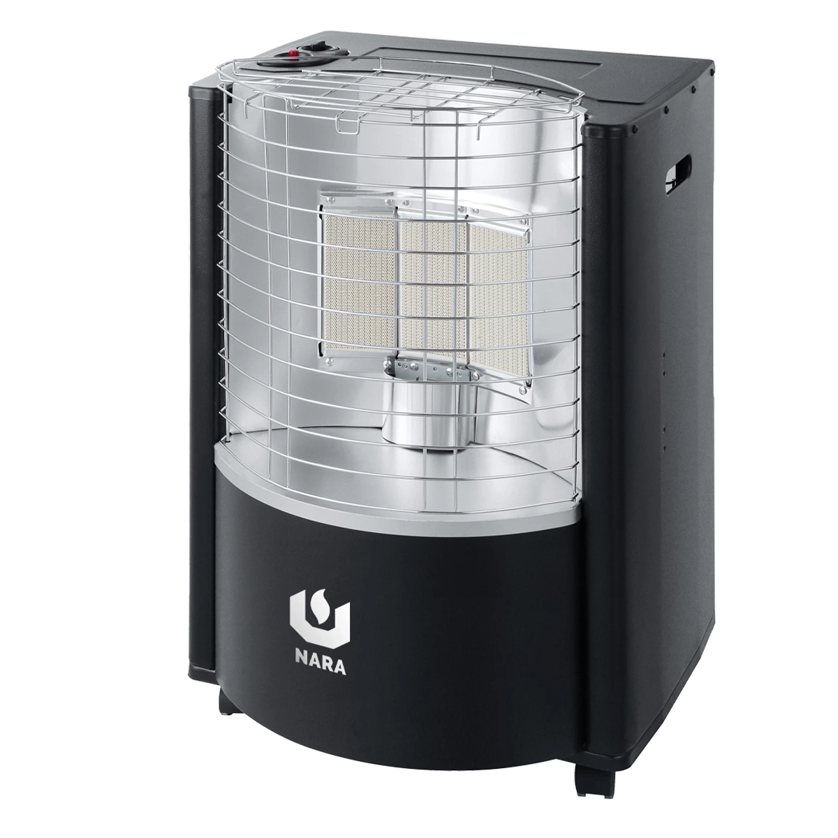 مدفأة غاز Nara بثلاث إعدادات للحرارة بألواح سيراميك مع أمان كامل مدفأة غاز Nara بثلاث إعدادات للحرارة بألواح سيراميك مع أمان كامل