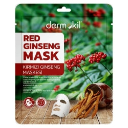 Dermokil Red Ginseng Sheet Mask - Revitalizing Face Treatment