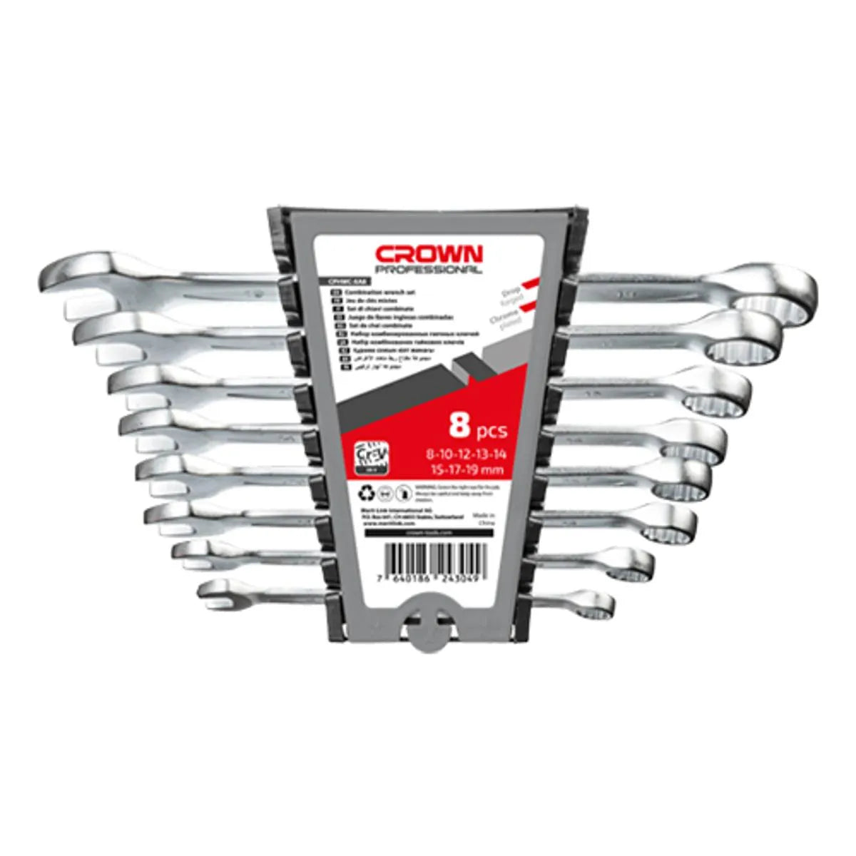 Crown 8pcs Combination Spanner Set | CPHWC-XA8 Crown 8pcs Combination Spanner Set | CPHWC-XA8