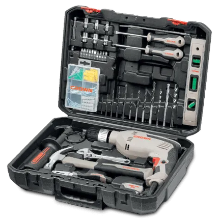 CROWN Drill Set 600W with 98 Pieces | CK10-XA98C