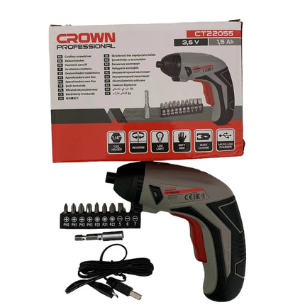 CROWN Cordless Screwdriver 3.6V | CT22055