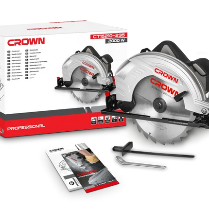 CROWN 9" Circular Saw 2000W | CT15210-235