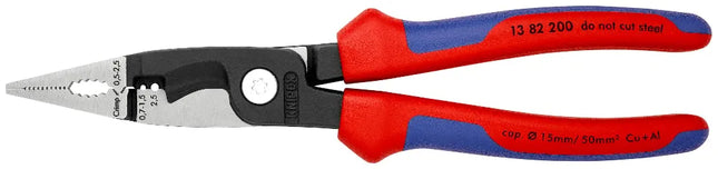 Knipex Pliers for Electrical Installation 200mm | 13 82 200
