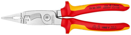 Knipex Pliers for Electrical Installation 200mm | 13 86 200