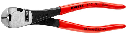Knipex High Leverage End Cutting Nippers 200mm | 67 01 200