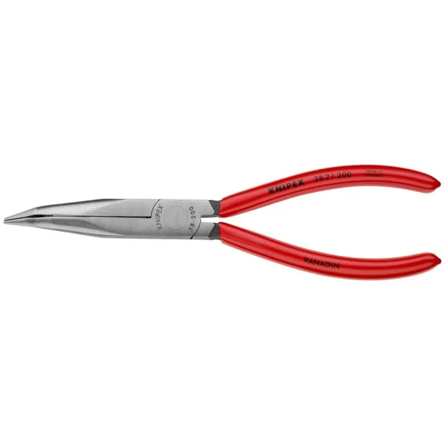 Knipex 8" Long Nose Pliers 40° Angled without Cutter | 38 21 200