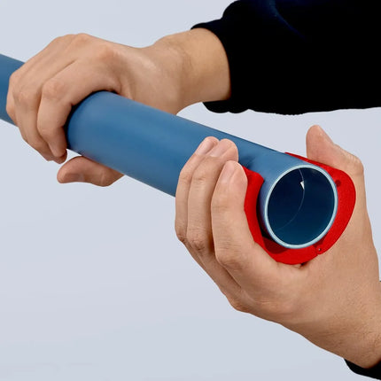 Knipex Pipe Cutter for Plastic Pipes and Sealing Sleeves 72mm | 90 22 10 BK