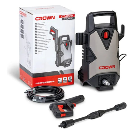 Crown High Pressure Washer 100 bar 1400W | CT42019