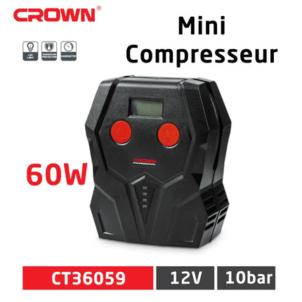 منفاخ هواء للسيارات 12 فولت 60 واط كراون | CT36059