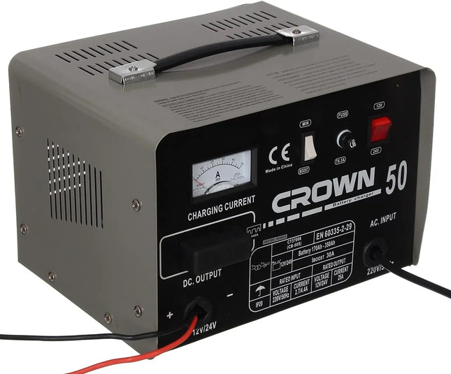 Crown Car Battery Charger 12/24V 880W | CT37006