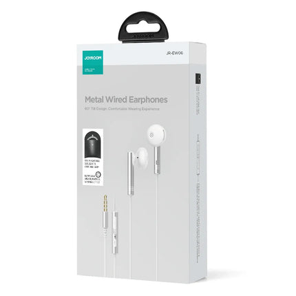Joyroom Half In-Ear Metal Wired Earbuds | JR-EW06