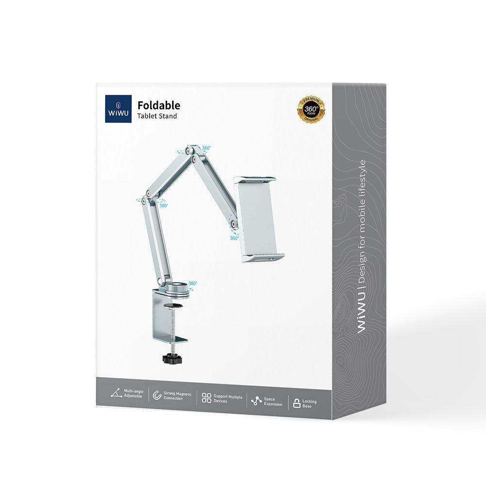 حامل معدني قابل للتعديل بزاوية 360 درجة للهواتف والأجهزة اللوحية حامل معدني قابل للتعديل بزاوية 360 درجة للهواتف والأجهزة اللوحية