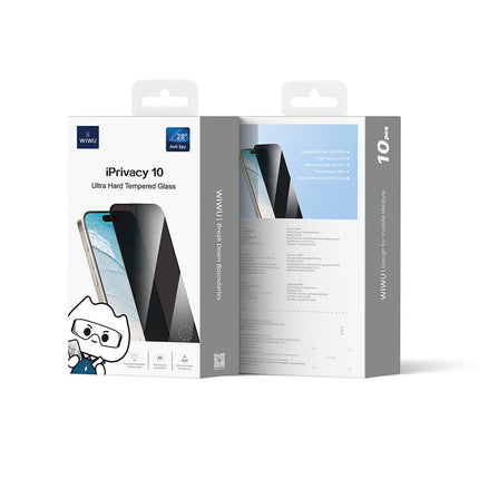 iPrivacy 10 Ultra Hard Tempered Glass | GT-015