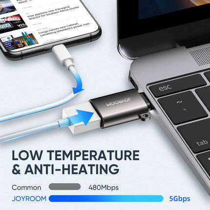 ادابتر من Type-C (ذكر) إلى USB (أنثى) جوي روم | S-H151