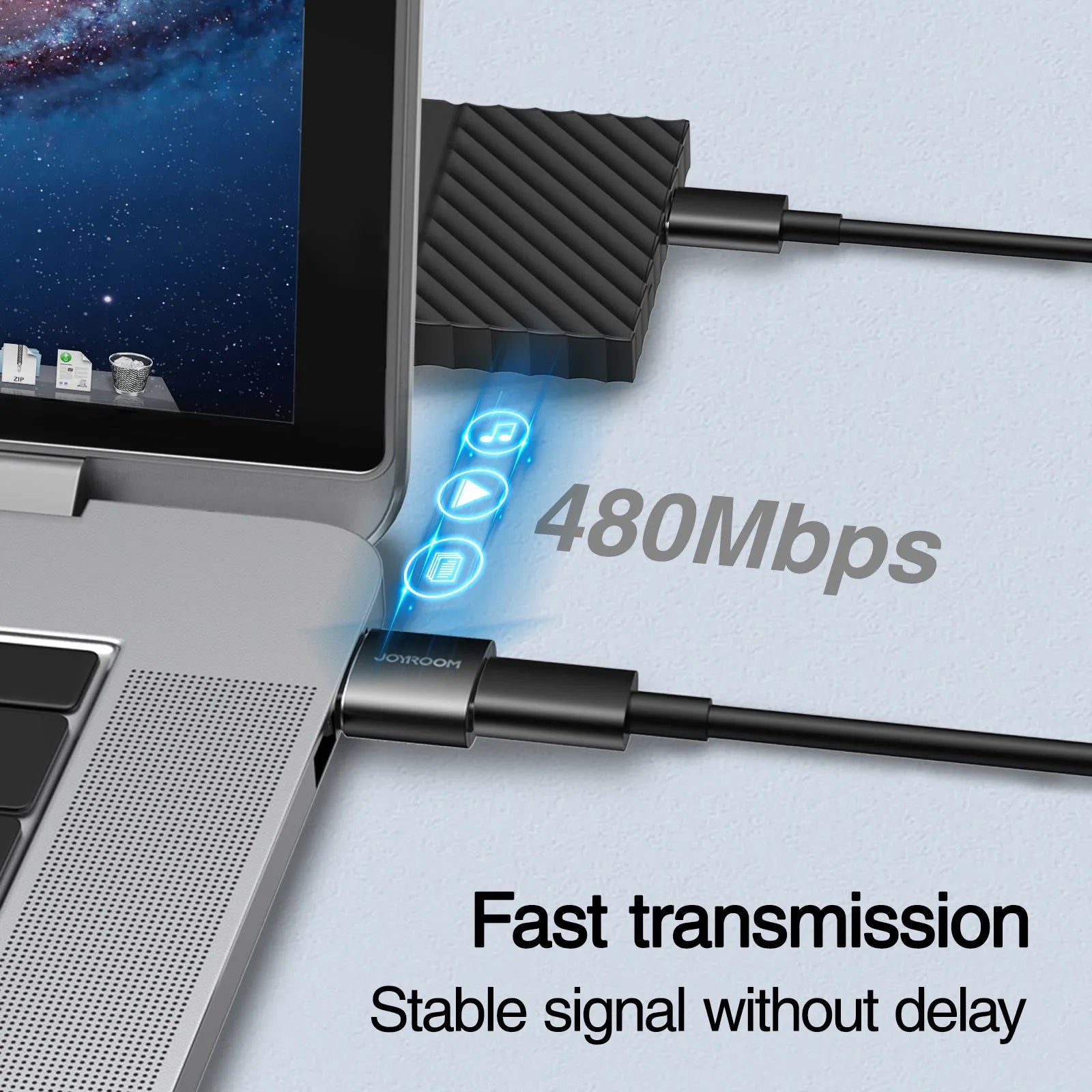 ادابتر من USB (ذكر) إلى Type-C (أنثى) جوي روم | S-H152 ادابتر من USB (ذكر) إلى Type-C (أنثى) جوي روم | S-H152