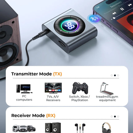 JOYROOM 2-in-1 Wireless Transmitter/Receiver | JR-CB2