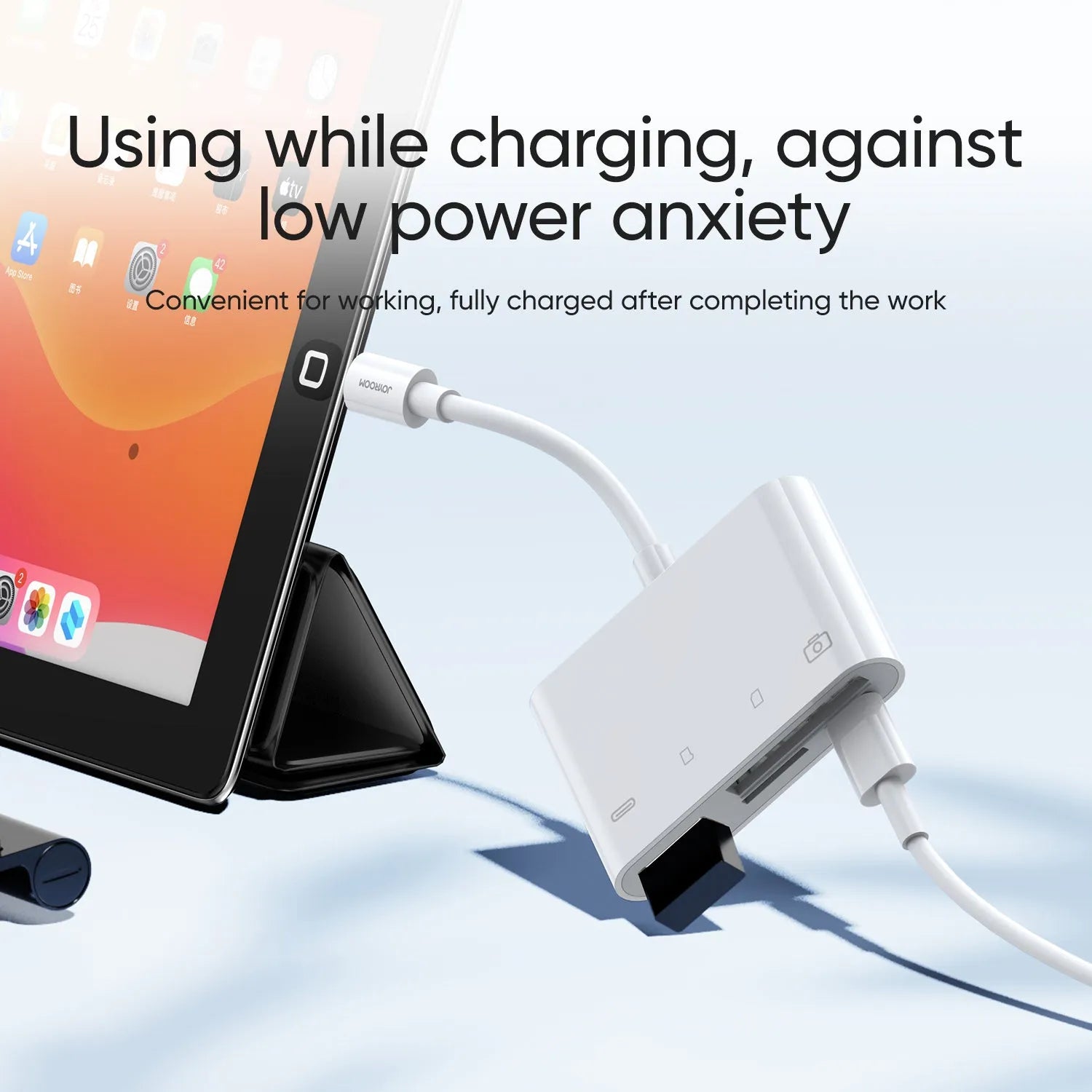 قارئ بطاقات OTG من لايتنينغ إلى USB جوي روم | S-H142 قارئ بطاقات OTG من لايتنينغ إلى USB جوي روم | S-H142