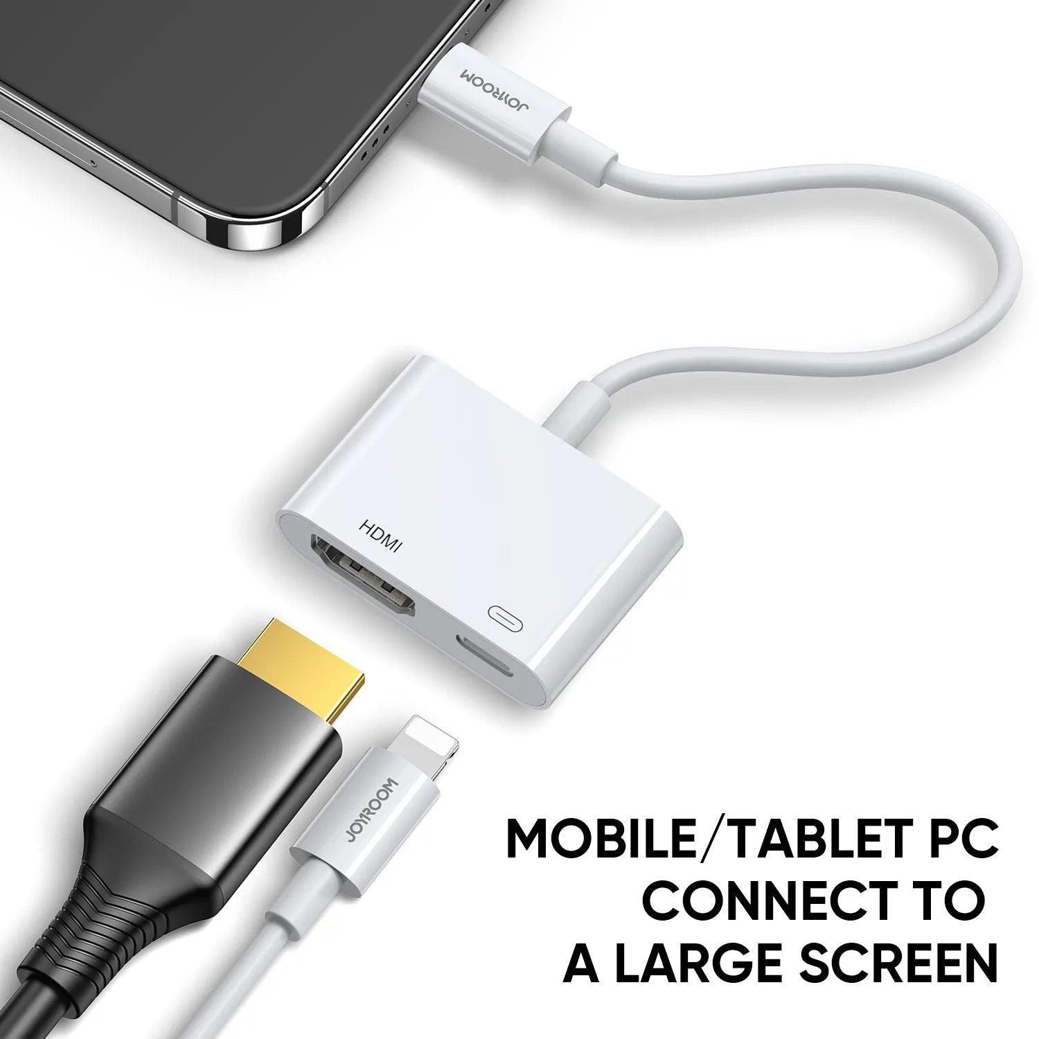 ادابتر من لايتنينغ إلى HDMI جوي روم | S-H141 ادابتر من لايتنينغ إلى HDMI جوي روم | S-H141