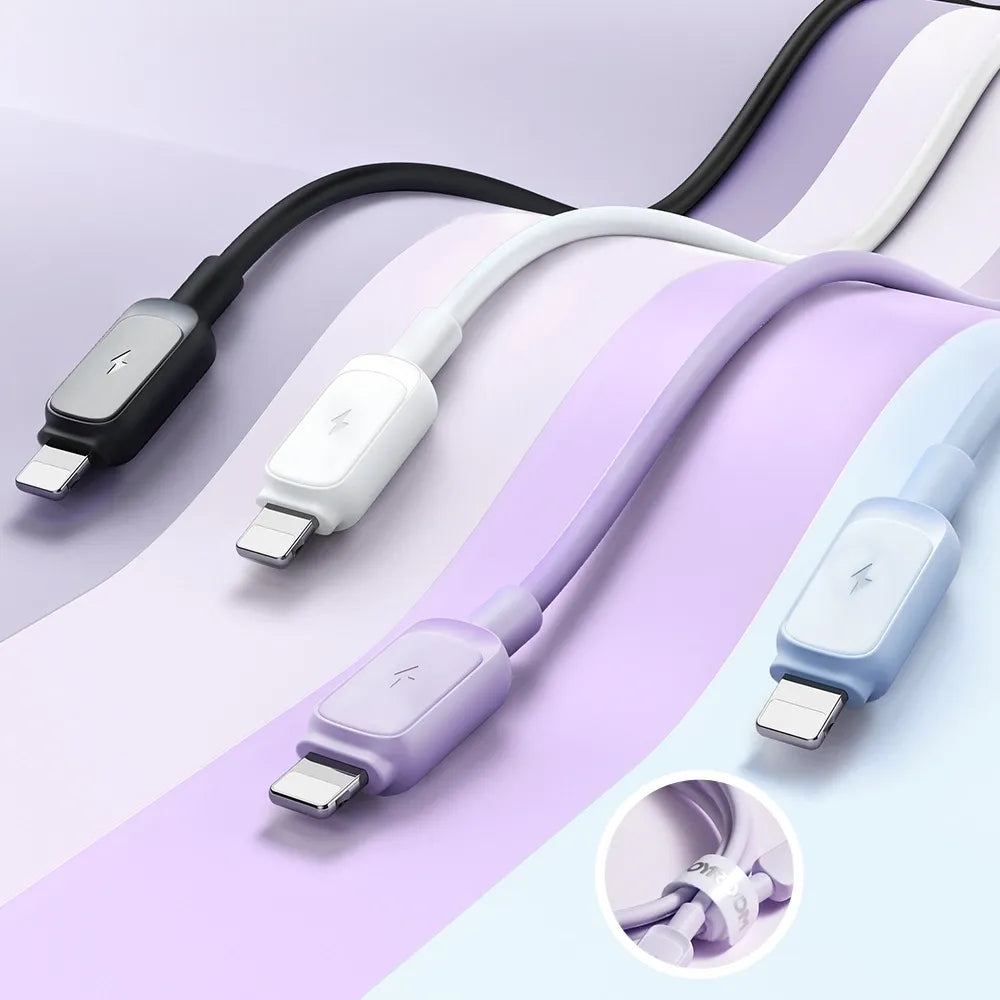 كابل بيانات وشحن سريع 3A من سلسلة MC من USB-A إلى Lightning جوي روم | S-A14 كابل بيانات وشحن سريع 3A من سلسلة MC من USB-A إلى Lightning جوي روم | S-A14