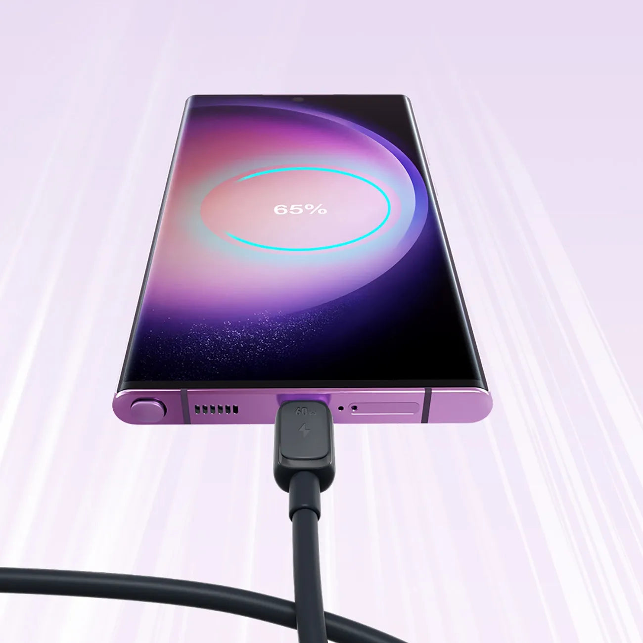 كابل بيانات وشحن سريع 60W من سلسلة MC من USB-C إلى USB-C جوي روم | S-A14 كابل بيانات وشحن سريع 60W من سلسلة MC من USB-C إلى USB-C جوي روم | S-A14