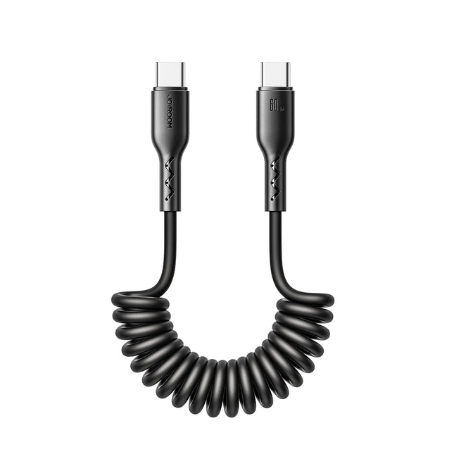 JOYROOM Coiled Fast Charging Data Cable 60W Type-C to Type-C | SA38-CC3
