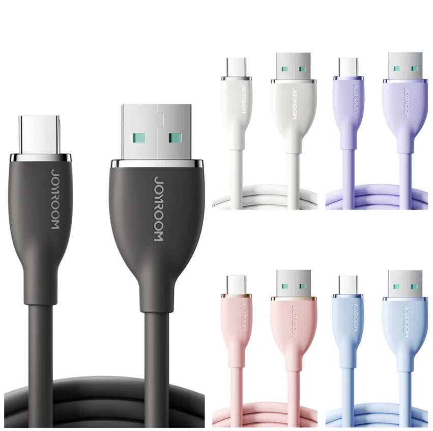 كابل شحن سريع من السيليكون 27 واط USB-C جوي روم | SA29-AC3 كابل شحن سريع من السيليكون 27 واط USB-C جوي روم | SA29-AC3