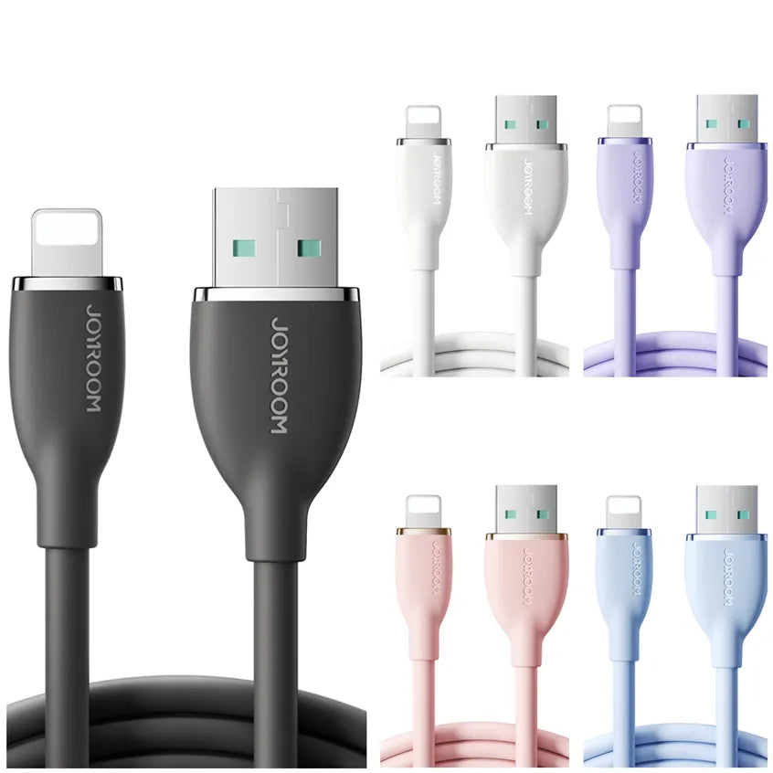 كابل شحن سريع من السيليكون 3 أمبير Lightning جوي روم | SA29-AC3 كابل شحن سريع من السيليكون 3 أمبير Lightning جوي روم | SA29-AC3