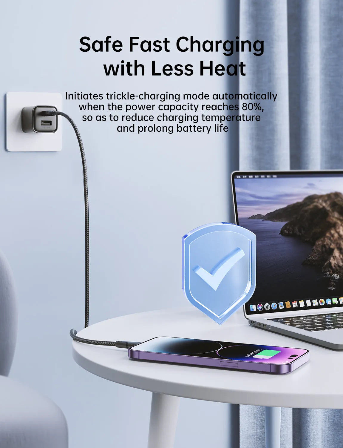 كابل بيانات وشحن سريع 2.4 أمبير لايتنينج 1.2 متر جوي روم | S-UL012A10 كابل بيانات وشحن سريع 2.4 أمبير لايتنينج 1.2 متر جوي روم | S-UL012A10