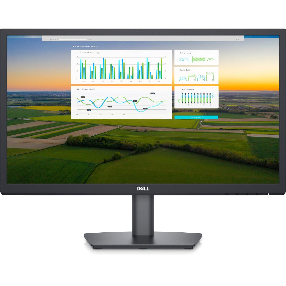 شاشة Dell E2222H مسطحة مقاس 22 بوصة شاشة Dell E2222H مسطحة مقاس 22 بوصة