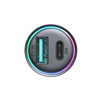 60W A+C Mini Metal Car Charger