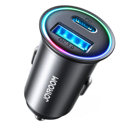 60W A+C Mini Metal Car Charger