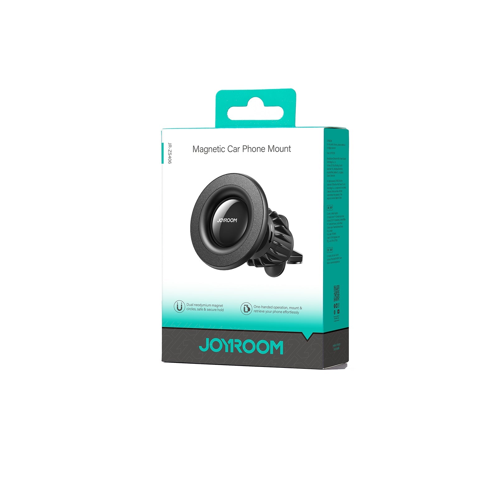 JR-ZS406 Magnetic Car Phone Mount Air Vent-Black-magsafe JR-ZS406 Magnetic Car Phone Mount Air Vent-Black-magsafe