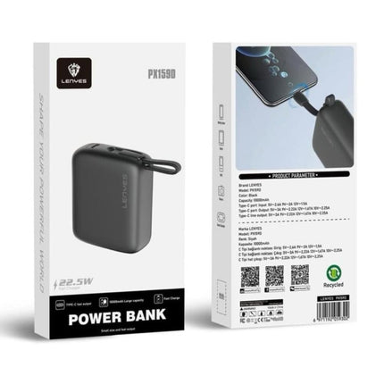 Lenyes PX159D Super Mini Power Bank 10000mAh