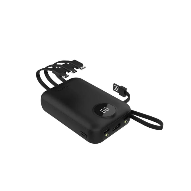 Lenyes PX140 10000mAh Power Bank with Built-in Cables