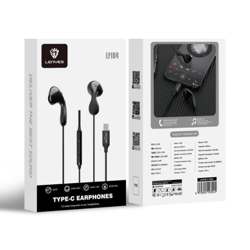 سماعات أذن Lenyes LF104 Type-C سماعات أذن Lenyes LF104 Type-C