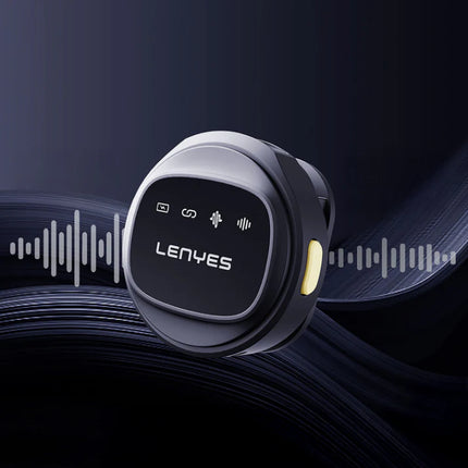 Lenyes LM204-TC Wireless Lavalier Microphone with Type-C Receiver, Intelligent Noise Cancellation & Dual Microphones for Interviews & Vlogging