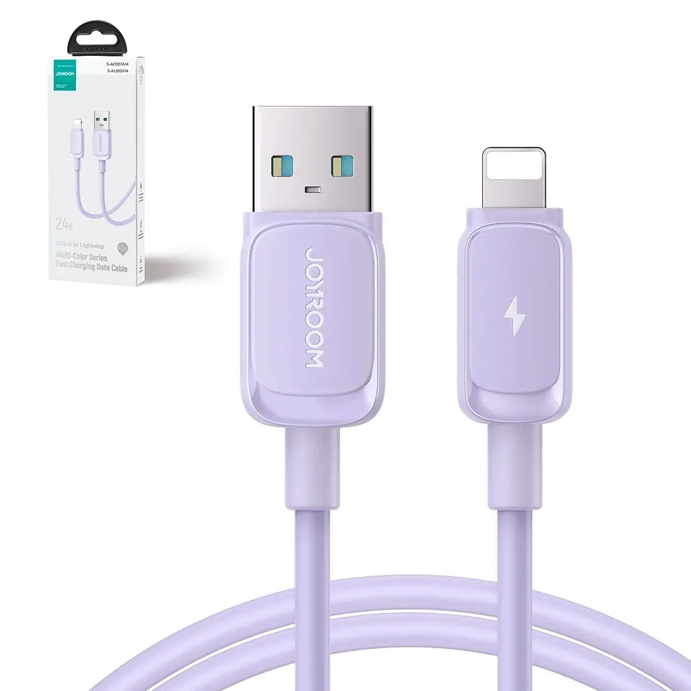 كابل بيانات وشحن سريع 3A من سلسلة MC من USB-A إلى Lightning جوي روم | S-A14 كابل بيانات وشحن سريع 3A من سلسلة MC من USB-A إلى Lightning جوي روم | S-A14