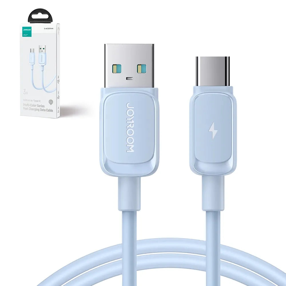 كابل بيانات وشحن سريع 3A من سلسلة MC من USB-A إلى USB-C جوي روم | S-A14 كابل بيانات وشحن سريع 3A من سلسلة MC من USB-A إلى USB-C جوي روم | S-A14