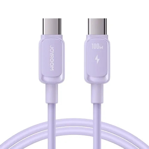 كابل بيانات وشحن سريع 60W من سلسلة MC من USB-C إلى USB-C جوي روم | S-A14 كابل بيانات وشحن سريع 60W من سلسلة MC من USB-C إلى USB-C جوي روم | S-A14