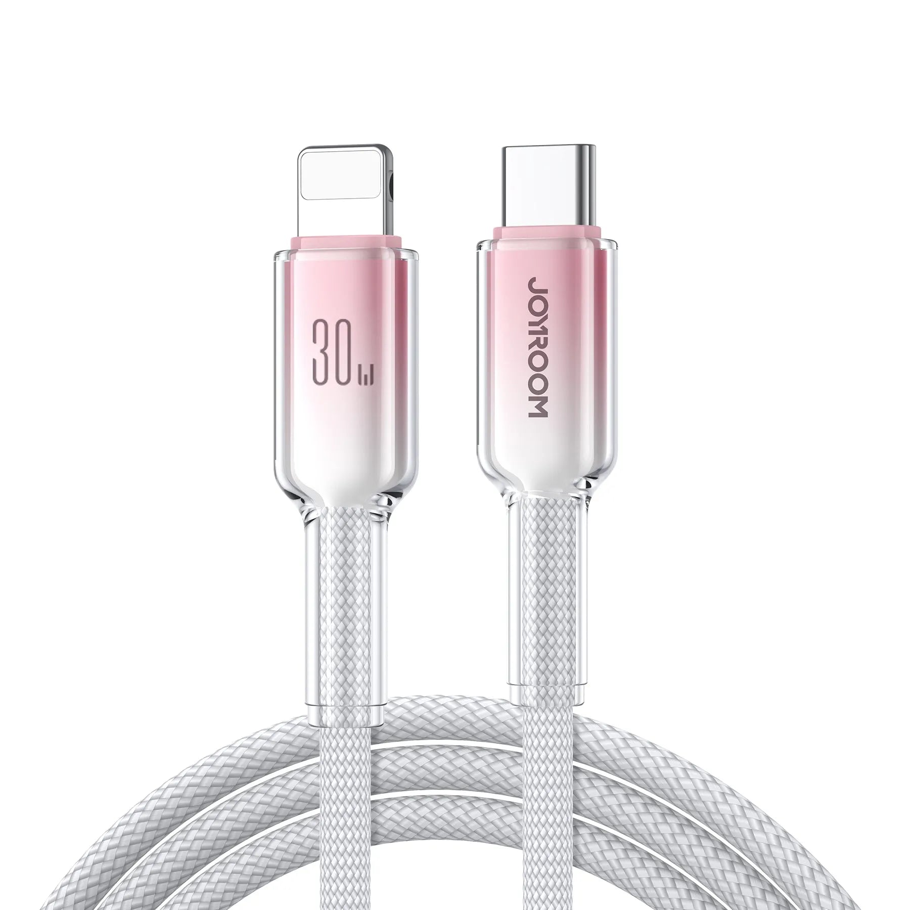 كابل البيانات السريع 30 واط من Type-C إلى Lightning جوي روم | S-A42 كابل البيانات السريع 30 واط من Type-C إلى Lightning جوي روم | S-A42