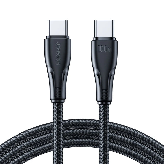 كابل بيانات الشحن السريع 100 واط Type-C إلى Type-C جوي روم | S-CC100A11
