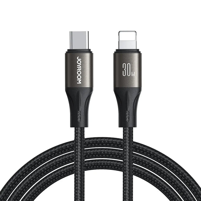كابل بيانات شحن سريع 30 واط Type-C إلى Lightning جوي روم | SA25-CL3