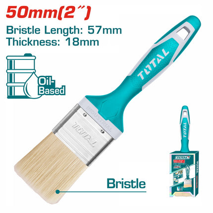  TOTAL Paint Brush 2" (Plastic Handle Covered with Rubber)